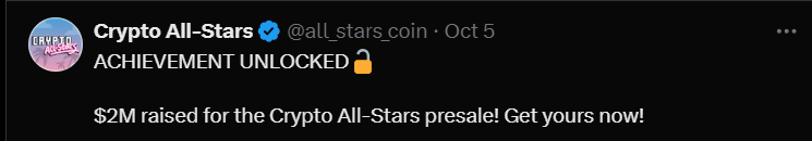 STARS Tweet