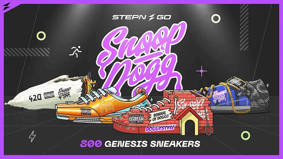 StepN Go Joins Rap Legend Snoop Dogg To Launch Genesis NFT Sneakers