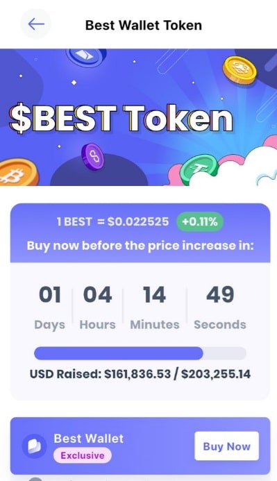 Buy Best Wallet Token