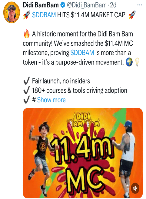 DDBAM Tweet