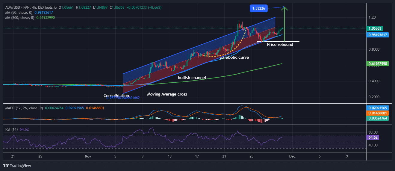 Cardano price