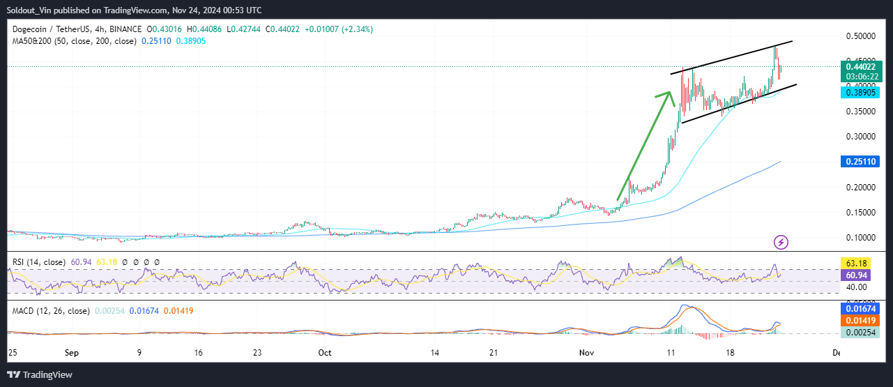 Dogecoin Price Chart