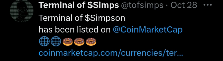 SIMPSON tweet