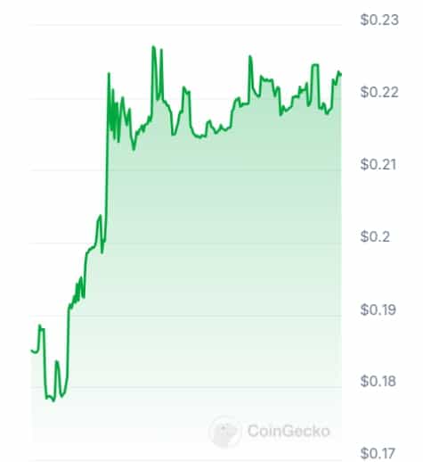 Solvex network price chart