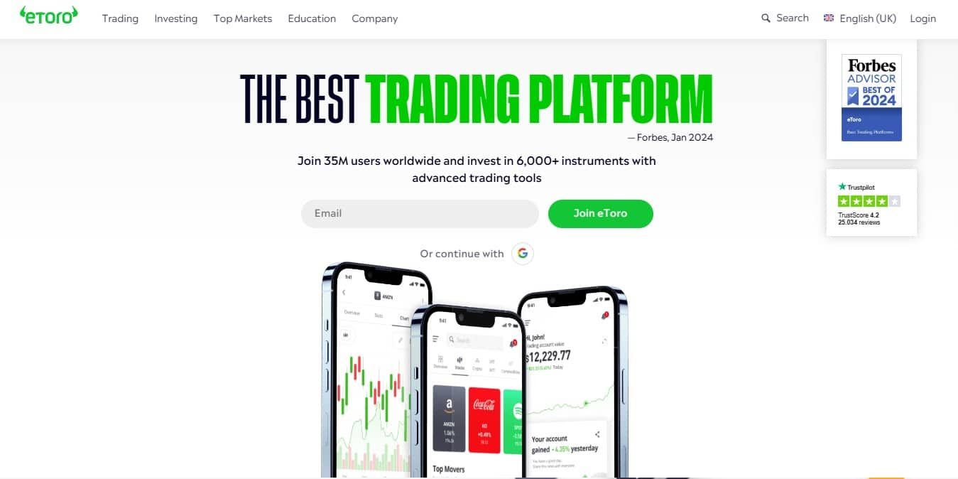 eToro Stock Signals