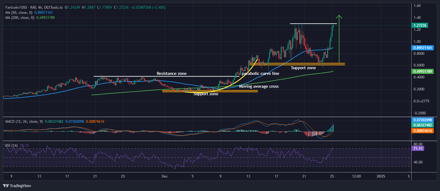 Fartcoin price