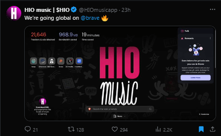 HIO tweet