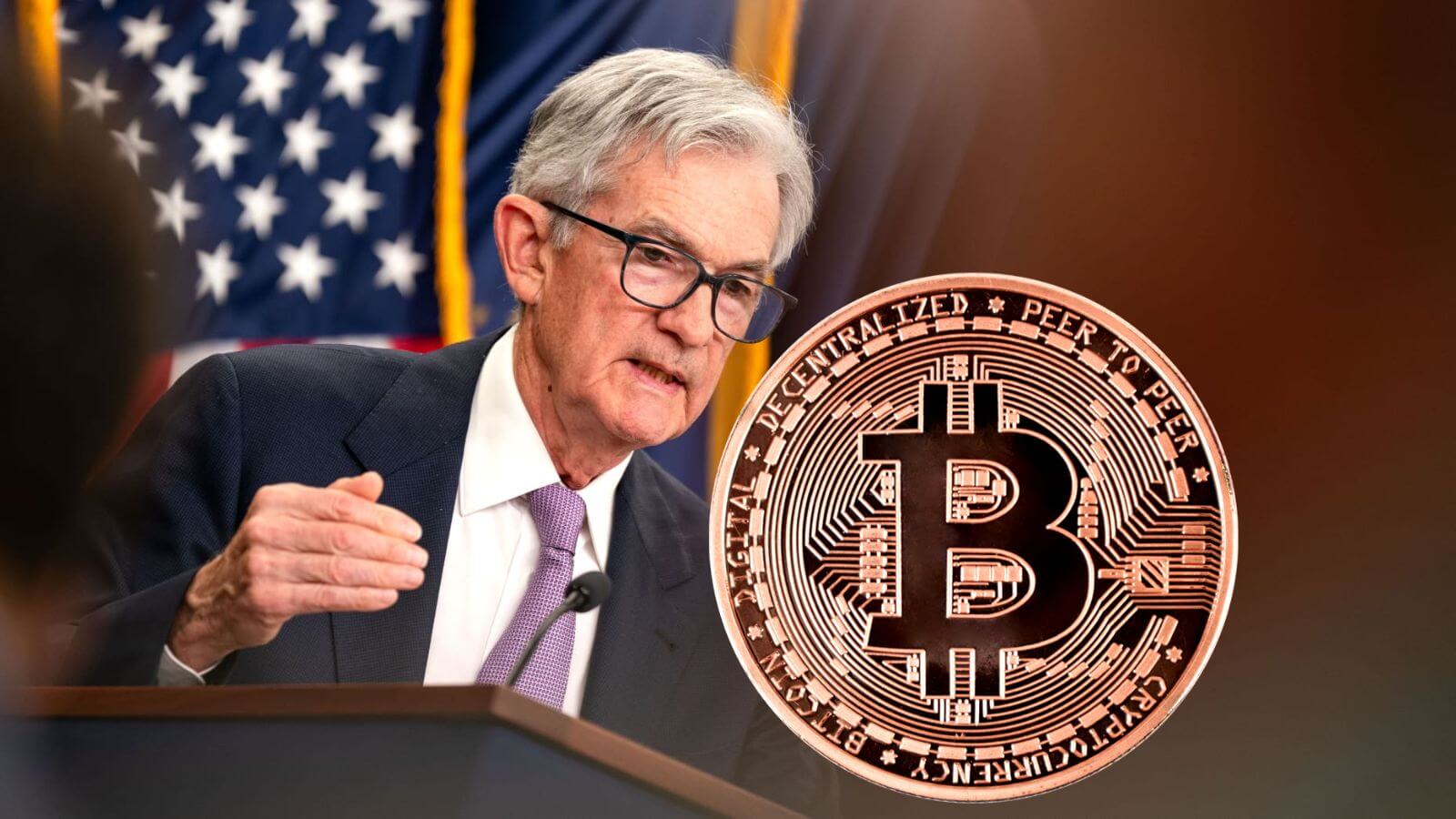 Bitcoin plunged after cautious remarks on interest rate cuts by Fed Chair Jerome Powell.