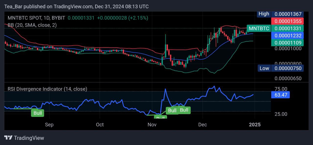 Mantle Price Prediction for Today, December 31 – MNT Technical Analysis