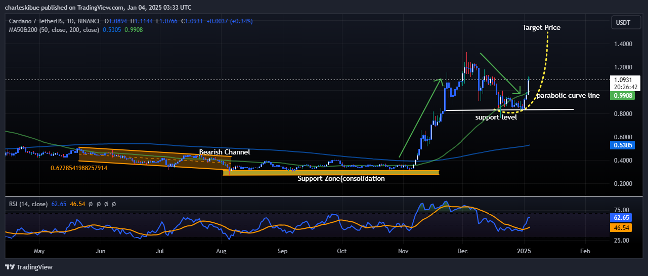 Cardano price