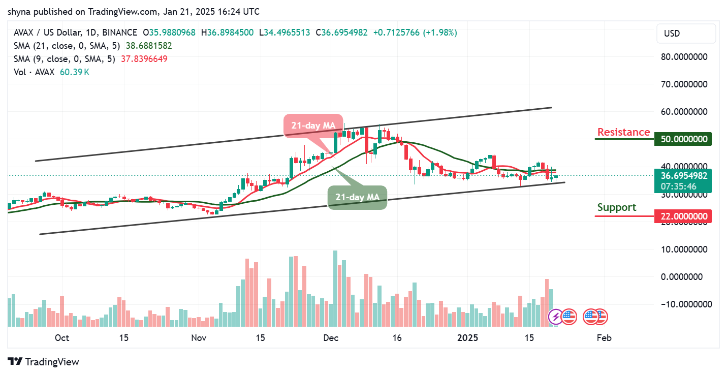 Avalanche Price Prediction for Today, January 24 – AVAX Technical Analysis