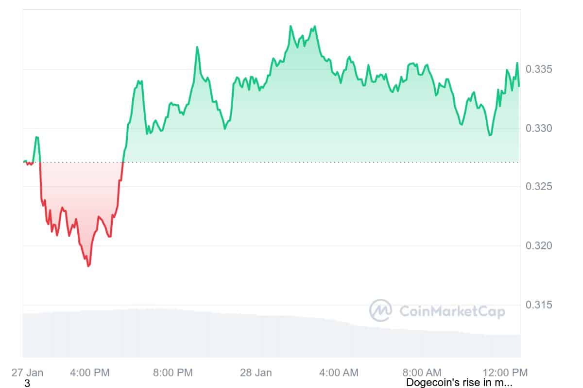 DOGE Price Chart