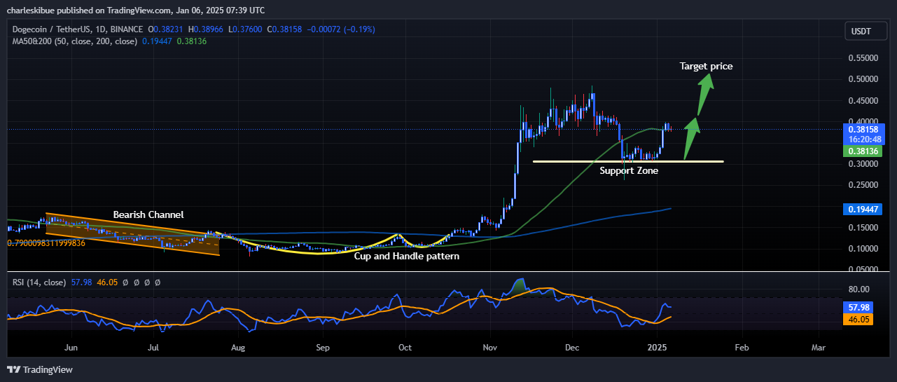 Dogecoin price