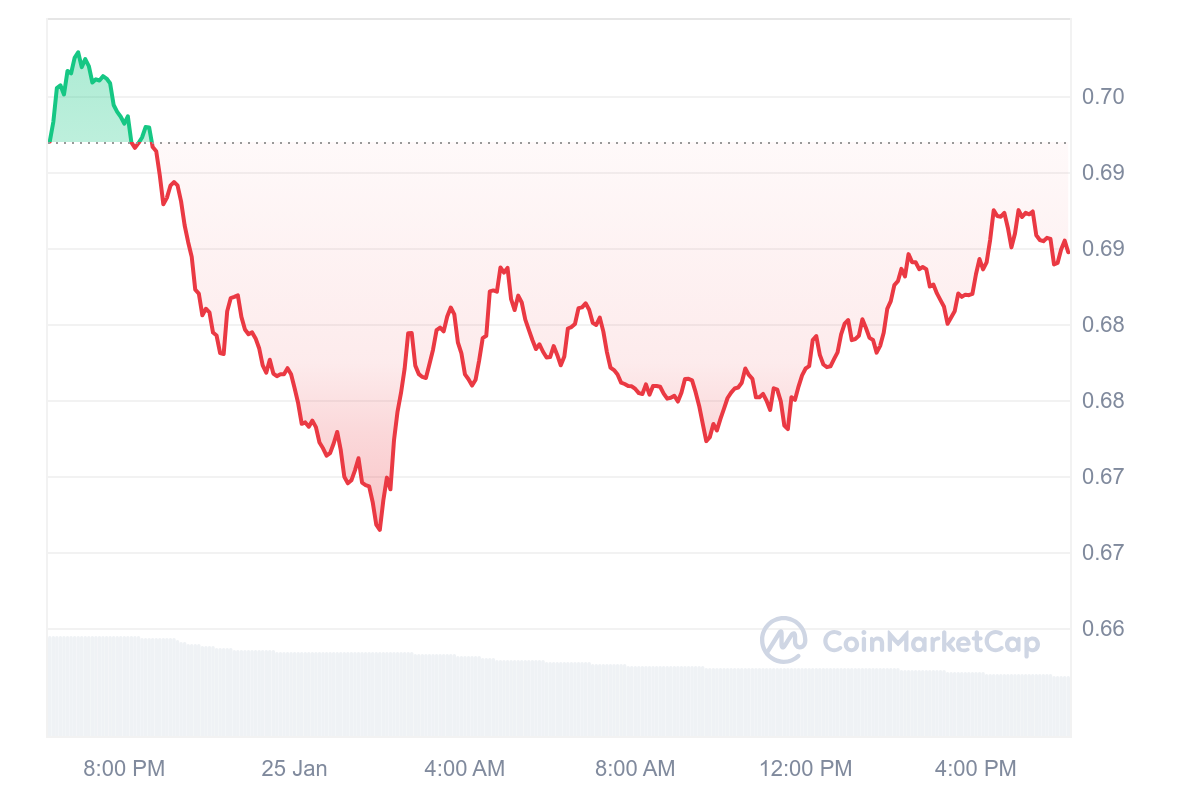 Flow price chart