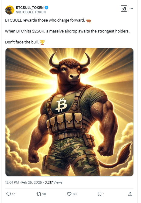 BTCBULL Tweet