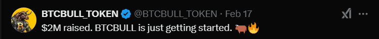 BTCBULL Tweet