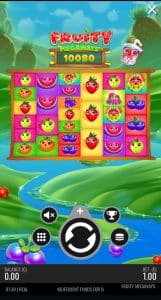Screenshot of a Blockspins slots game.