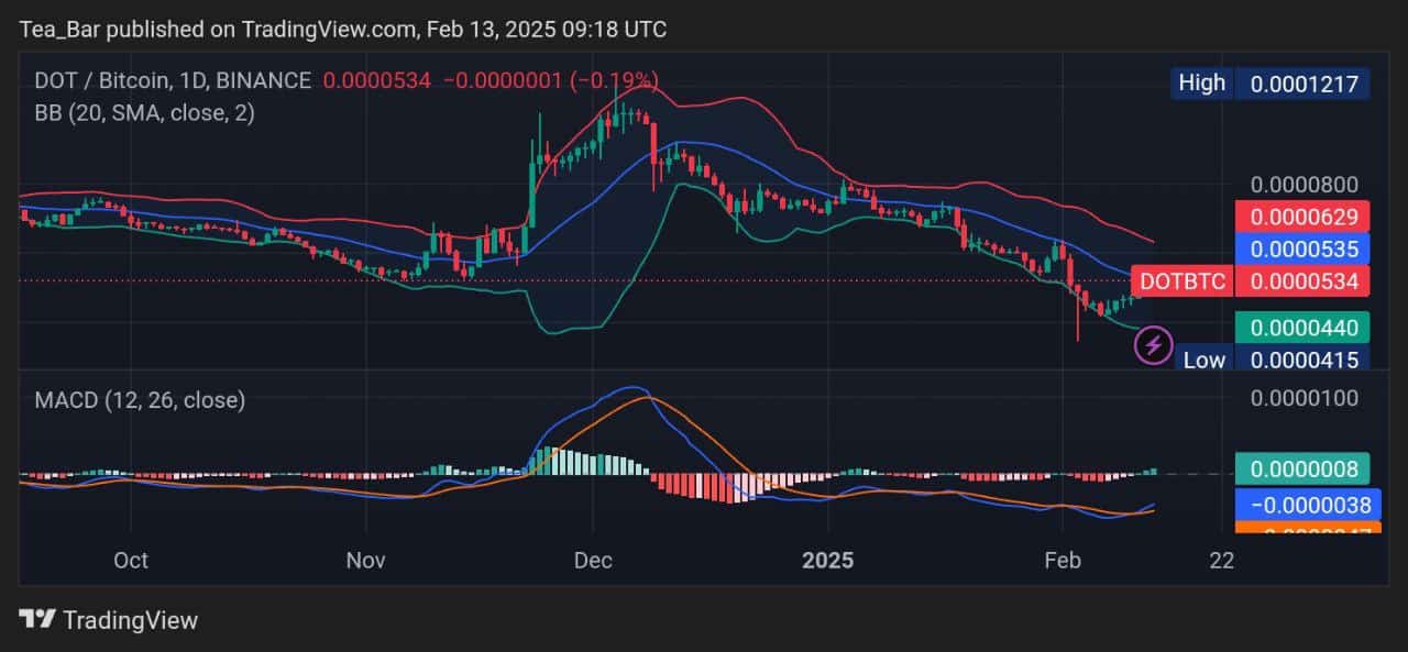 Polkadot Price Prediction for Today, February 13 – DOT Technical Analysis