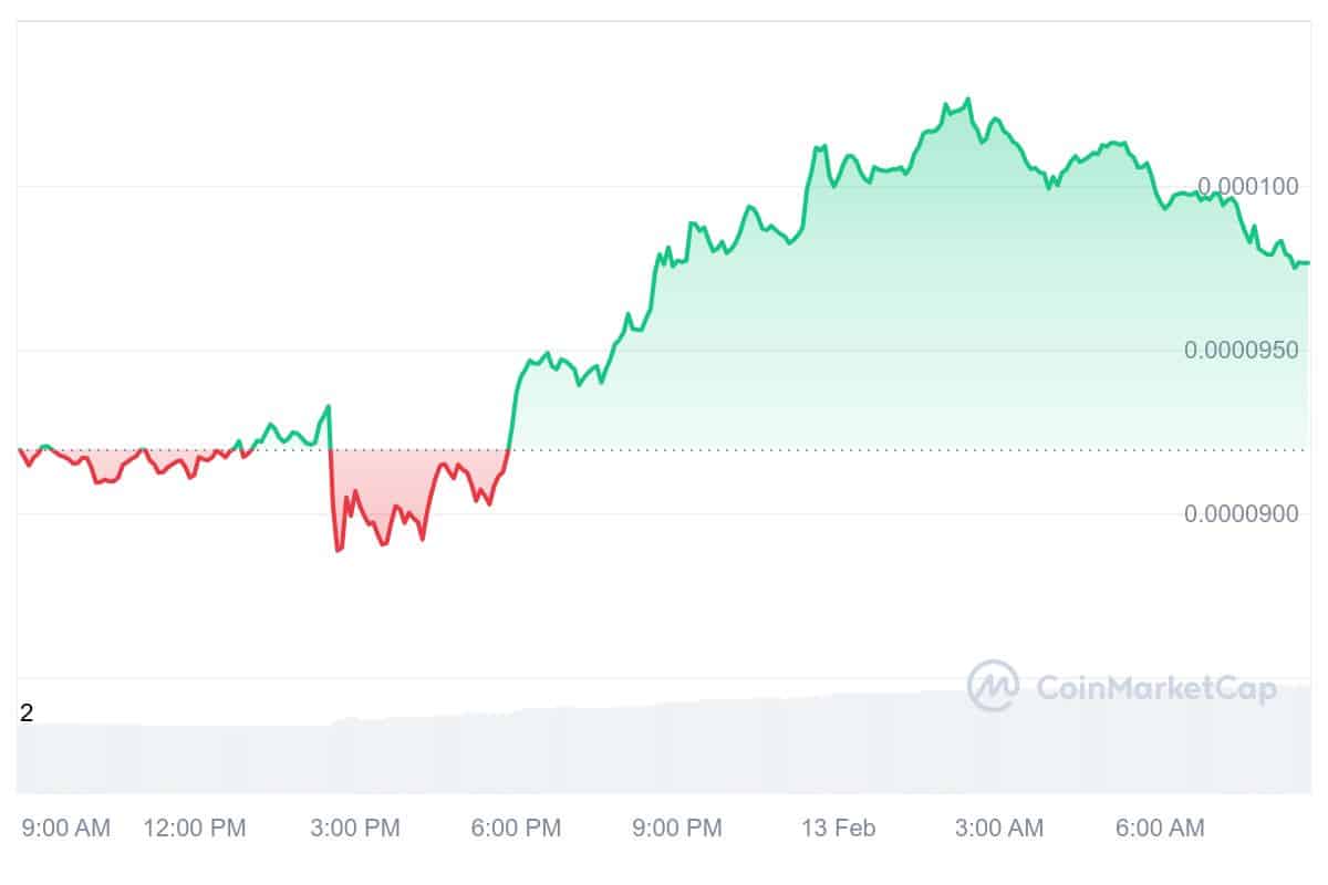 FLOKI Price Chart