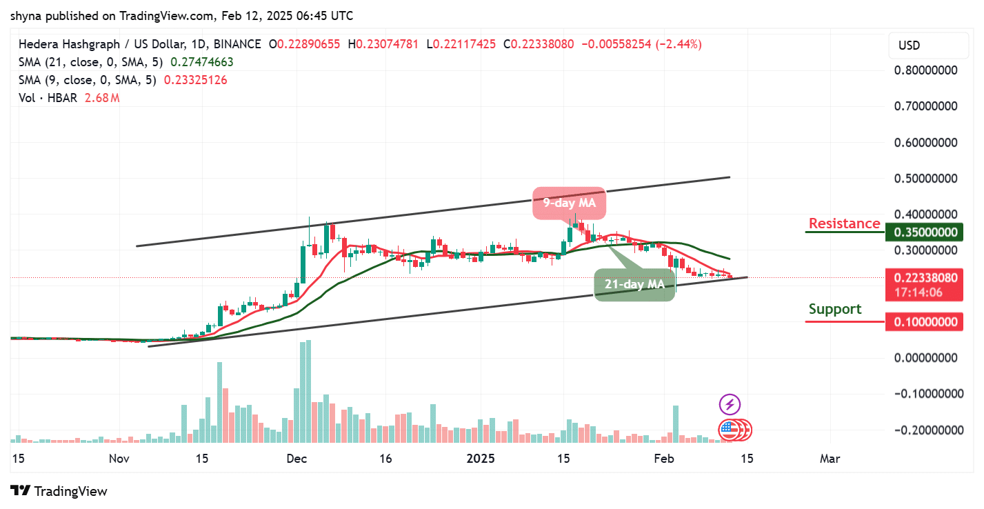Hedera Price Prediction for Today, February 12 – HBAR Technical Analysis