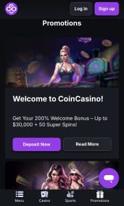 coin casino home