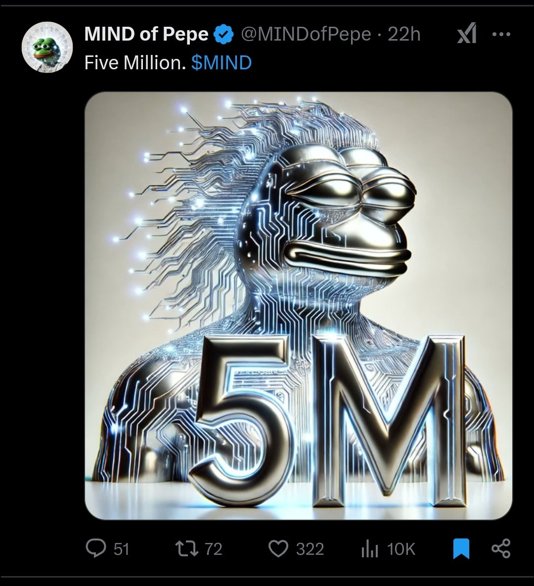 Mind of pepe tweet