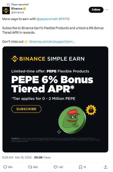 PEPE Tweet