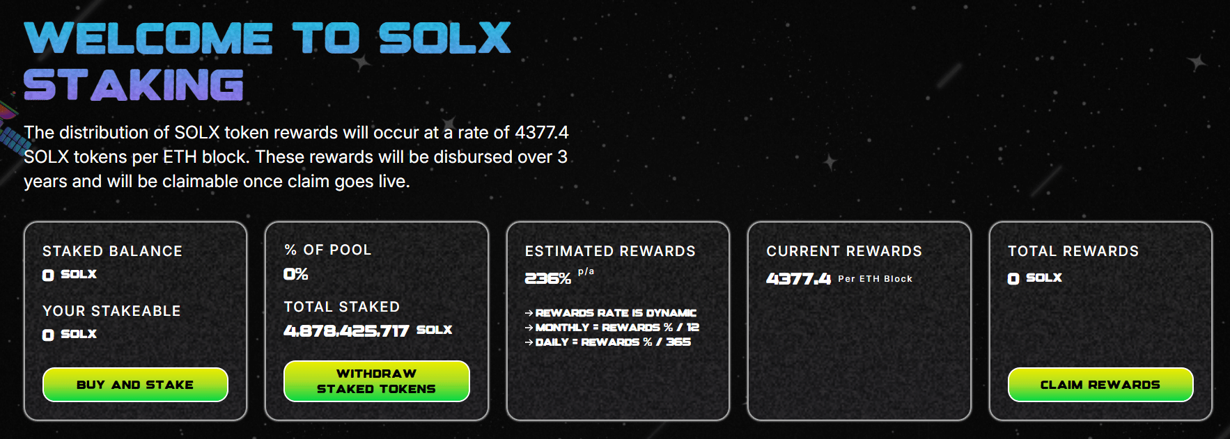 solaxy staking