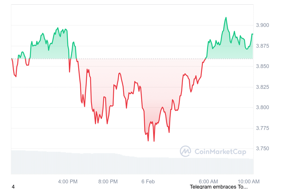 TON Price Chart