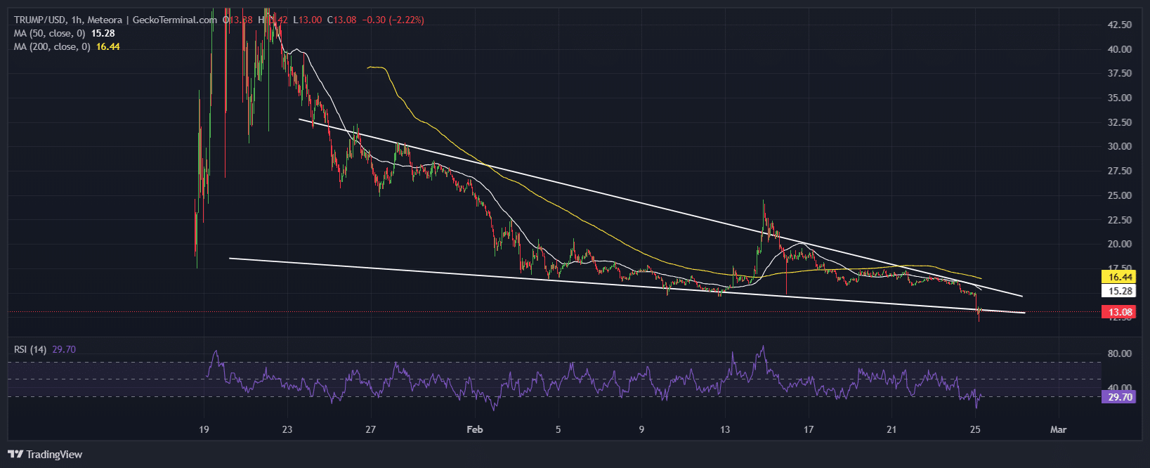 Trump price plan analysis Source: Geckoterminal