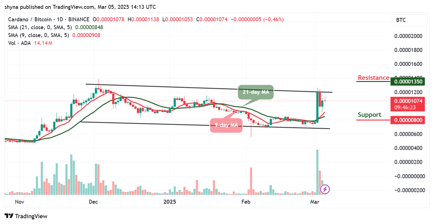 Cardano Price Prediction for Today, March 6 - ADA Technical Analysis