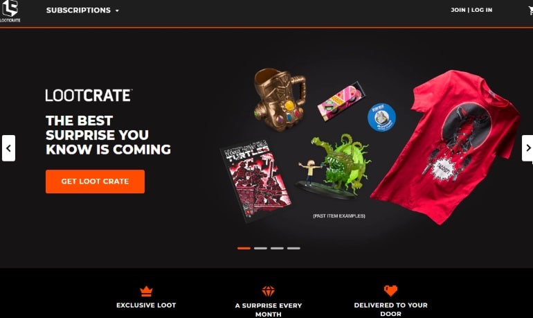 Loot Crate Legends - Mystery Boxes Powered by Pop Culture