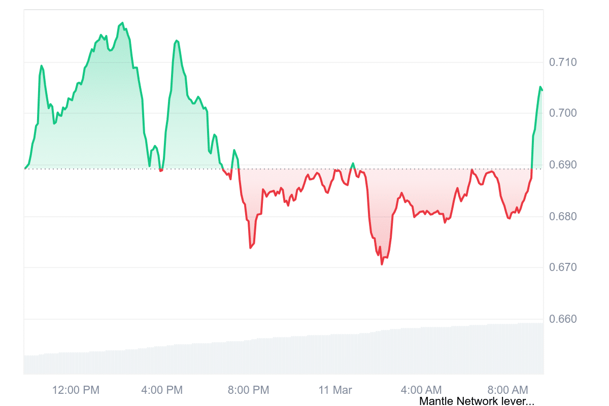 MNT Price Chart