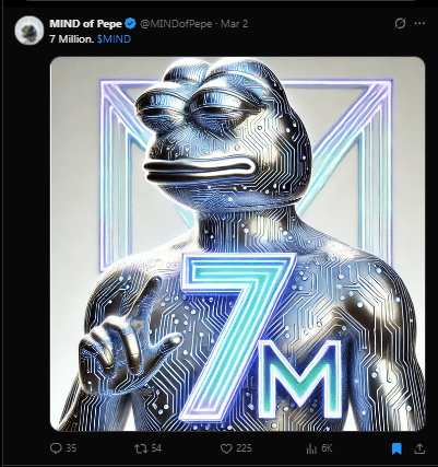 Mind of pepe tweet