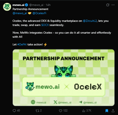 Ocelex tweet