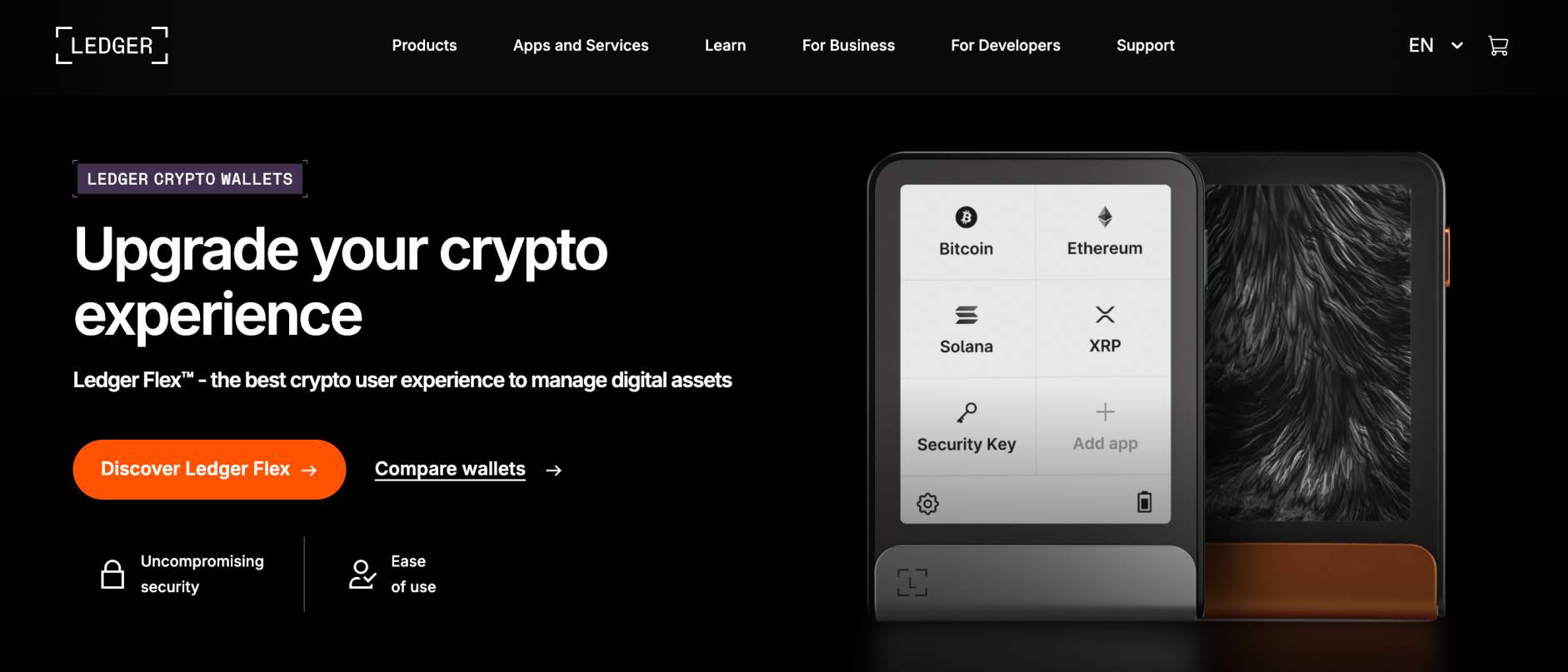 Ledger hardware wallet for DeFi crypto