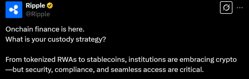 XRP Tweet