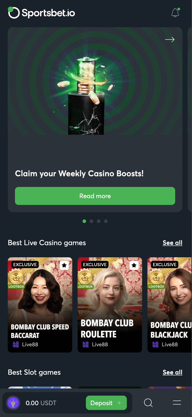 sportsbook io casino live dealer