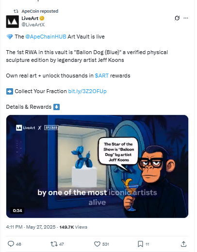 APE Tweet