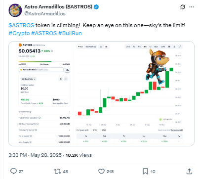 ASTROS Tweet