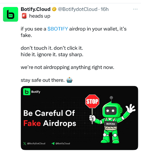 BOTIFY Tweet
