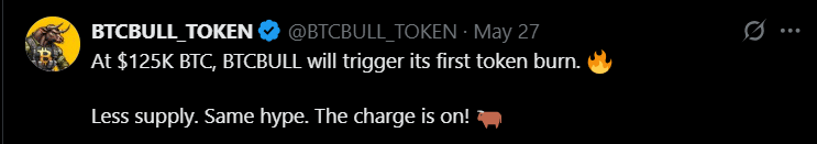 BTCBULL Tweet