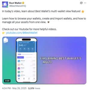 Best Wallet Tweet