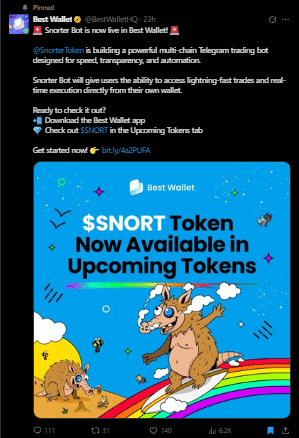 Best wallet token tweet