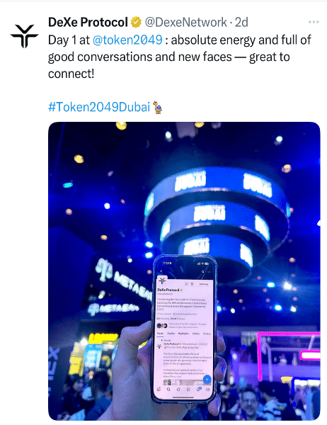 DEXE Tweet