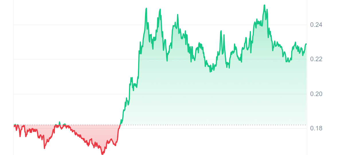 DOGE Price Chart