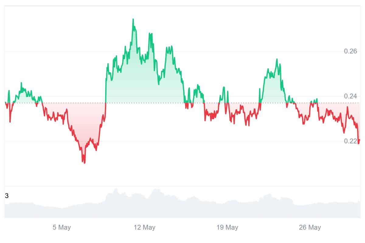 MATIC Price Chart
