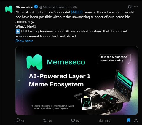 Memeseco tweet