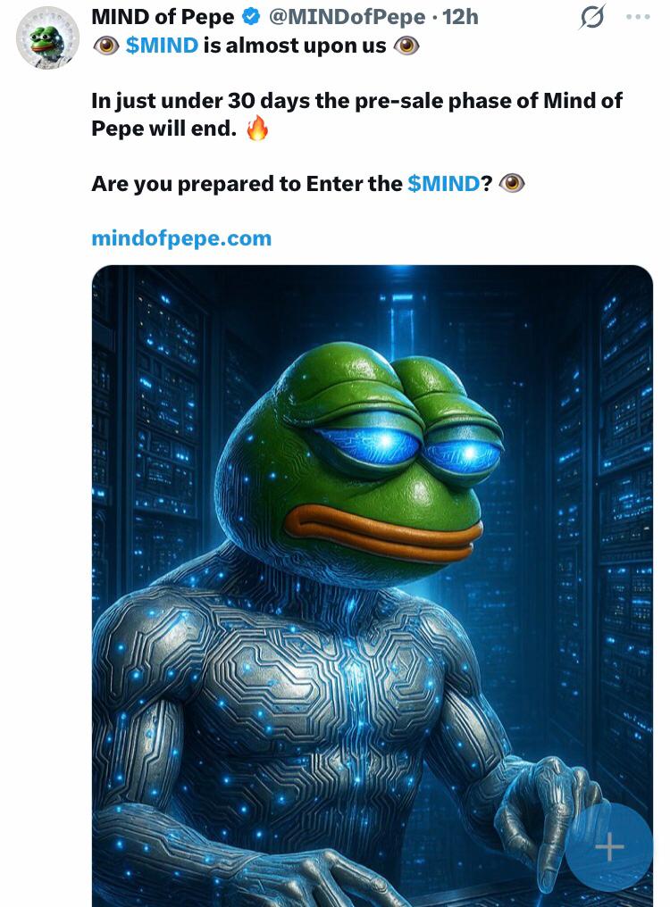 Mind of Pepe tweet