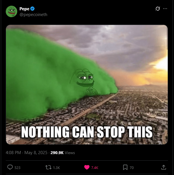 PEPE TWEET
